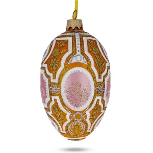 1914 Catherine The Great Royal Glass Egg Ornament 4 Inches