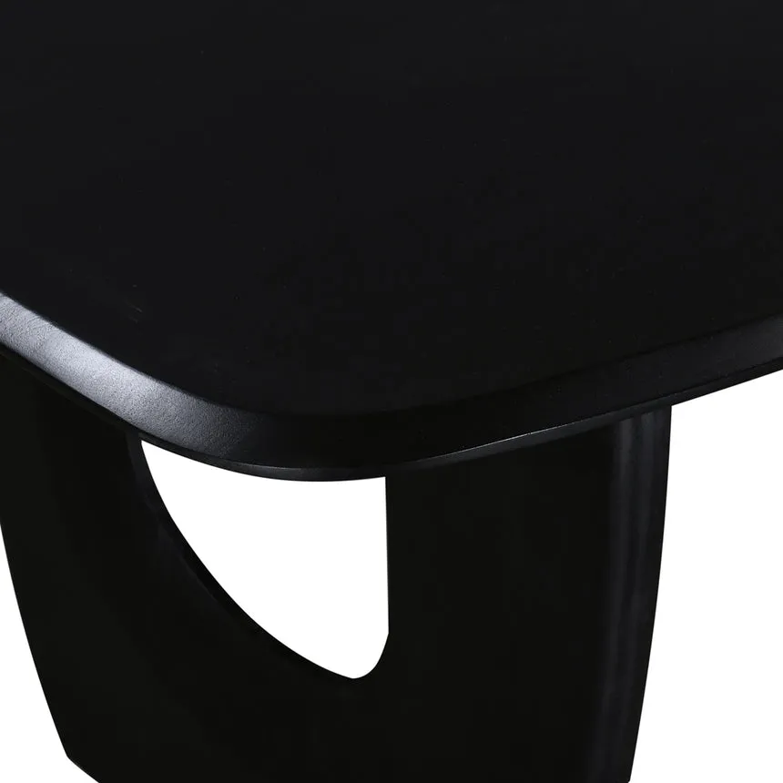 2.2m Dining Table - Full Black