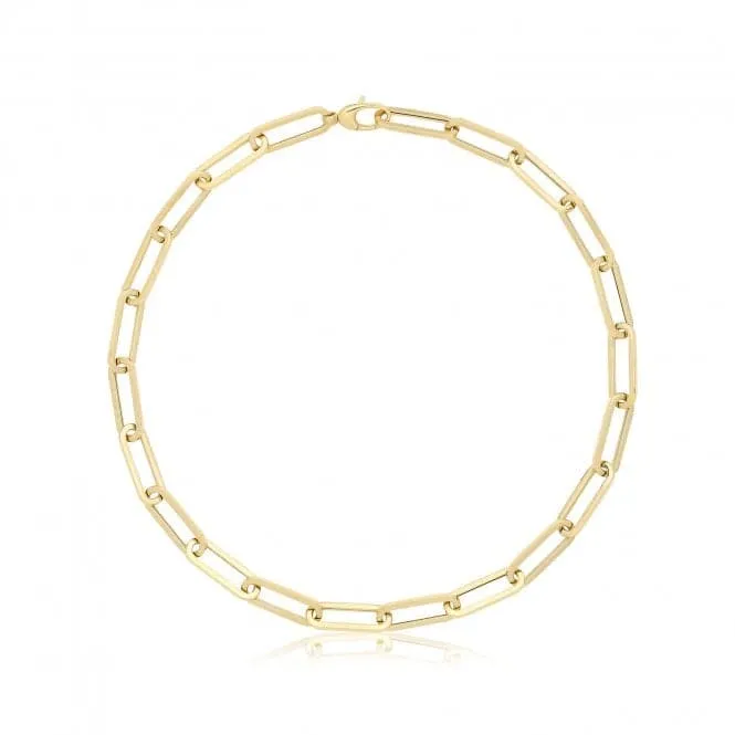 9ct Yellow Gold Hollow Necklace NK459