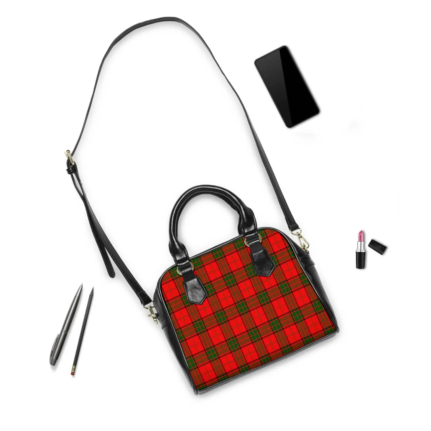 Adair Tartan Shoulder Handbags