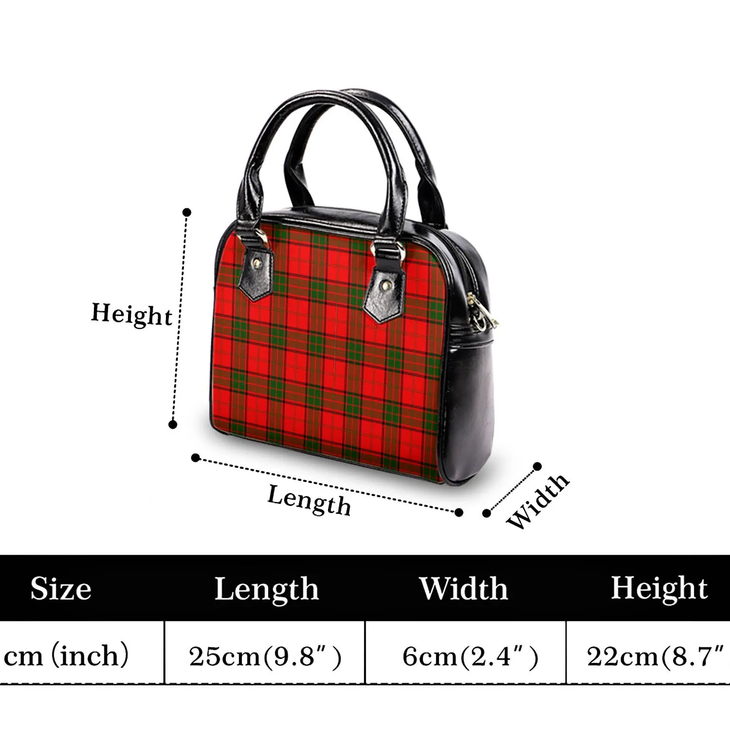 Adair Tartan Shoulder Handbags