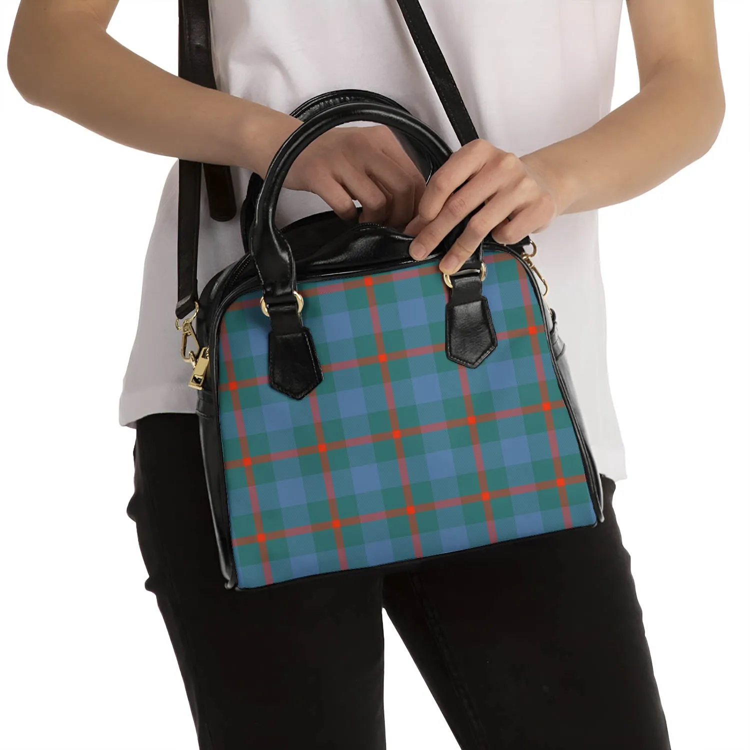 Agnew Ancient Tartan Shoulder Handbags