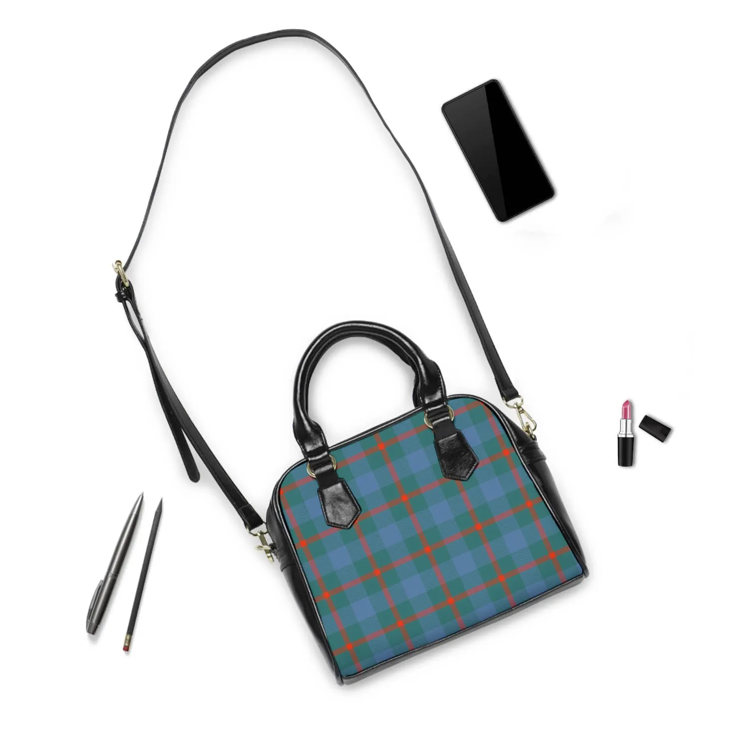 Agnew Ancient Tartan Shoulder Handbags