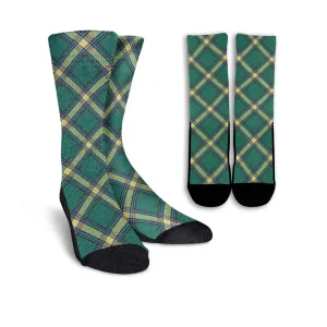 Alberta Province Canada Tartan Crew Socks Cross Tartan Style