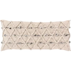 Anna Lumbar Pillow Cream/Light Gray/Charcoal