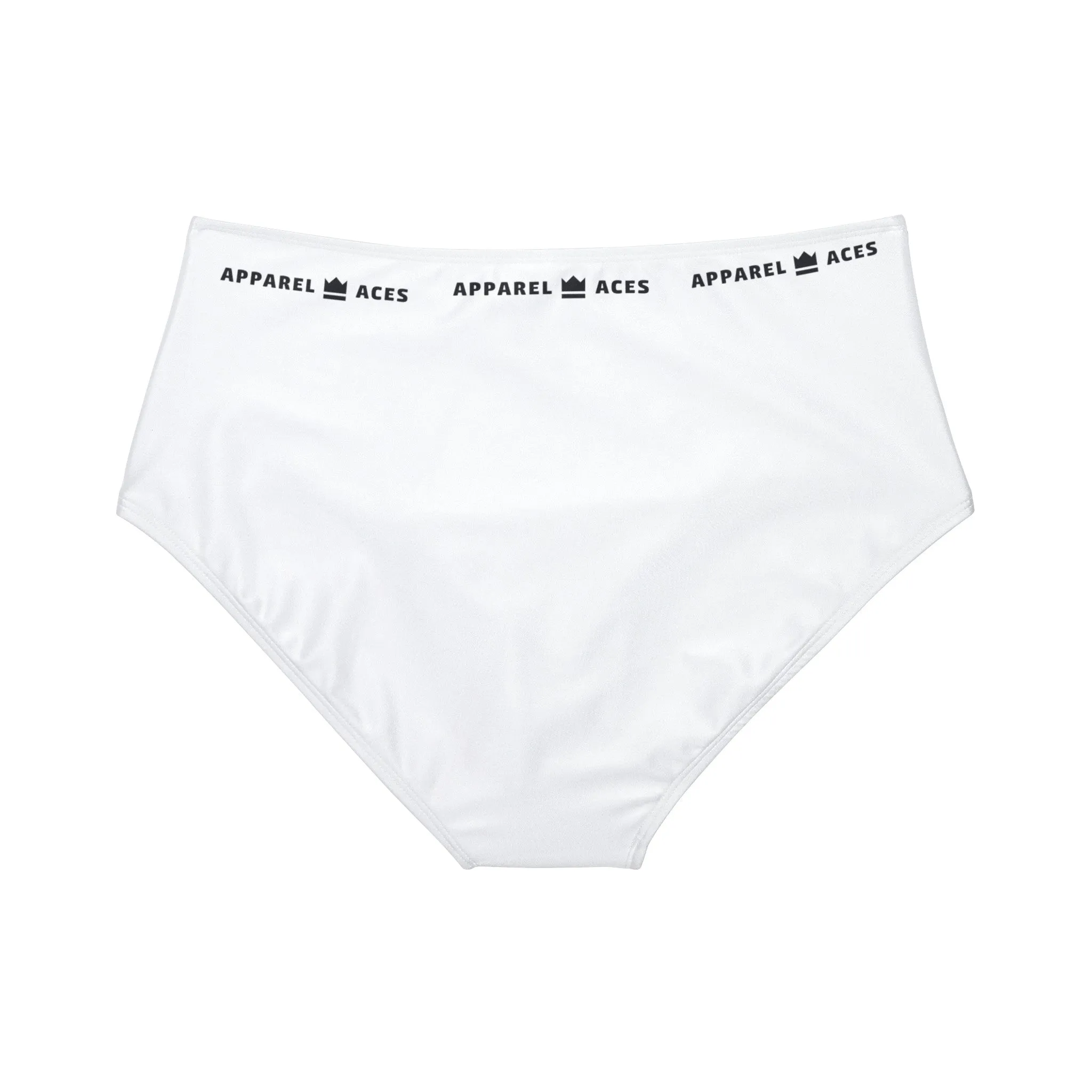 Apparel Aces High-Waist Bikini Bottom (AOP)