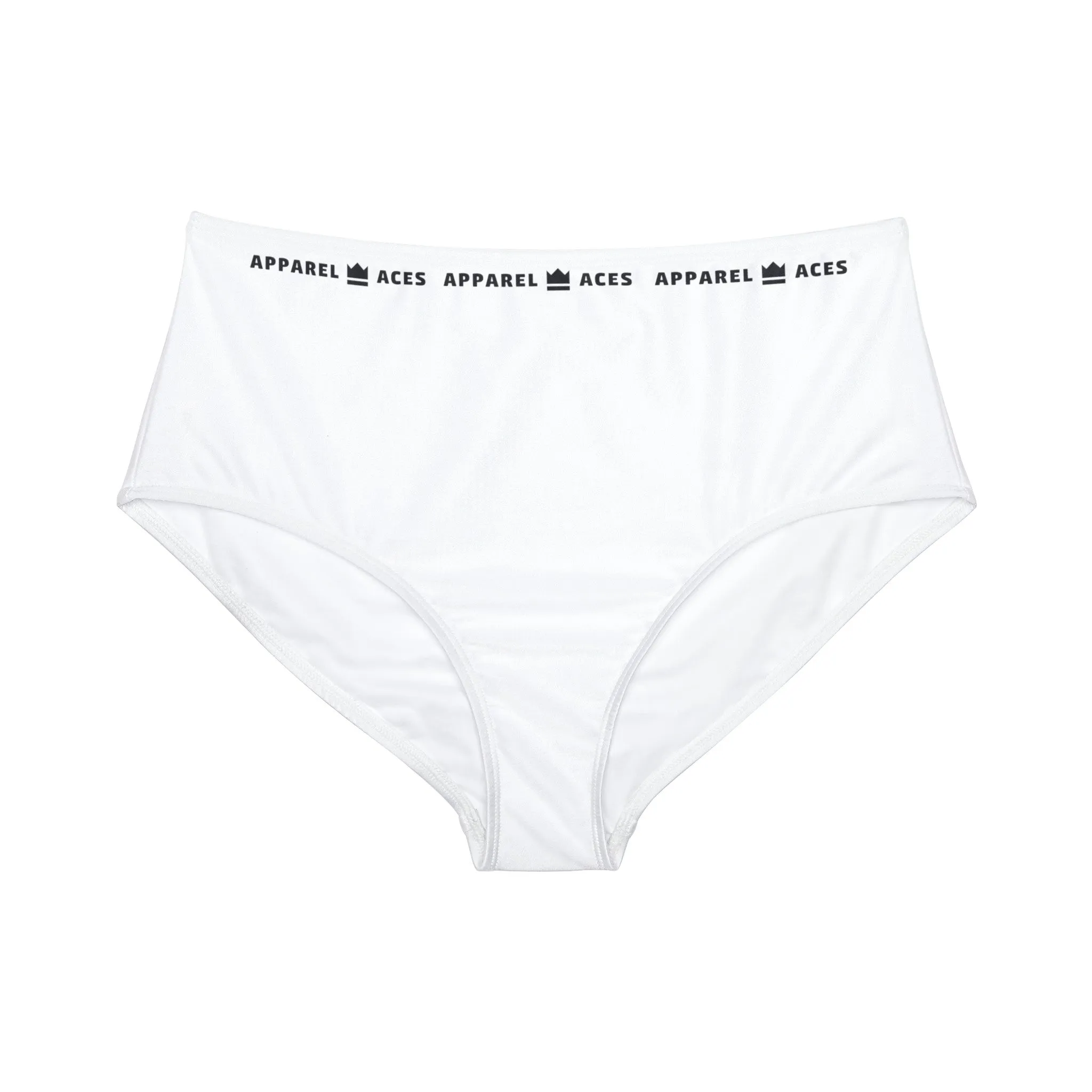 Apparel Aces High-Waist Bikini Bottom (AOP)