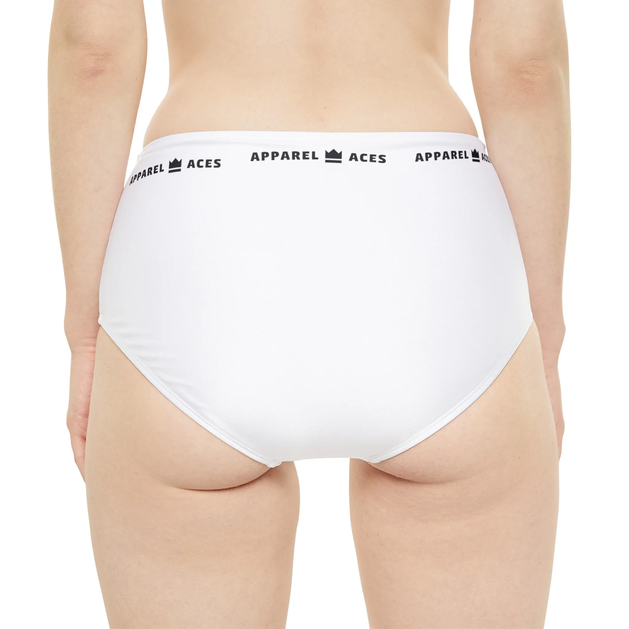 Apparel Aces High-Waist Bikini Bottom (AOP)