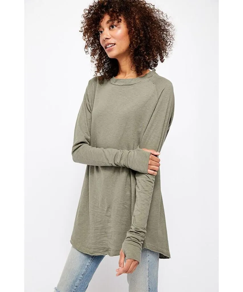 Arden Long Sleeve Tee Soft Army