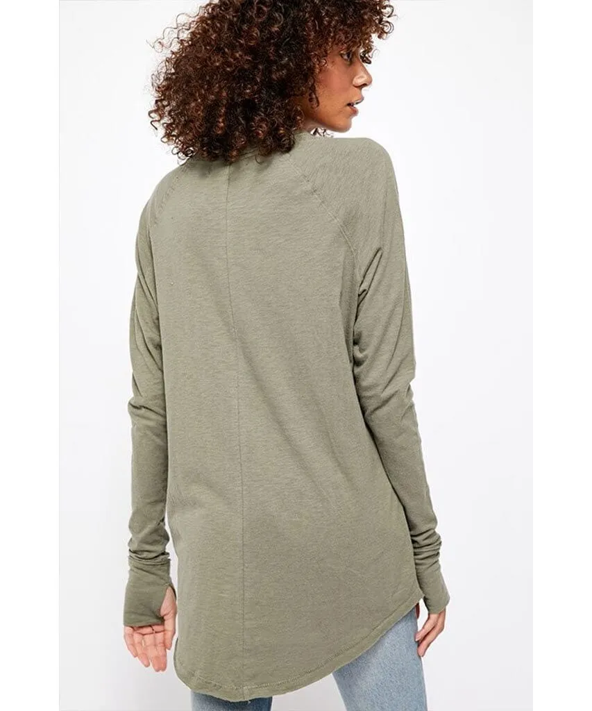 Arden Long Sleeve Tee Soft Army