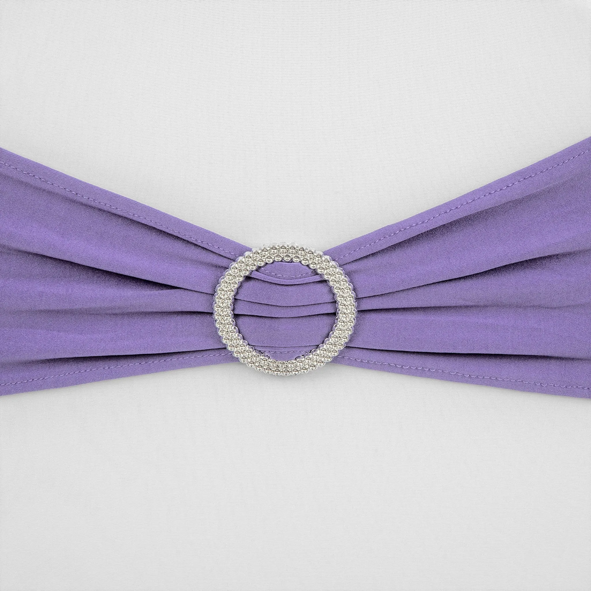 Buckle Spandex Stretch Chair Band - Lavender