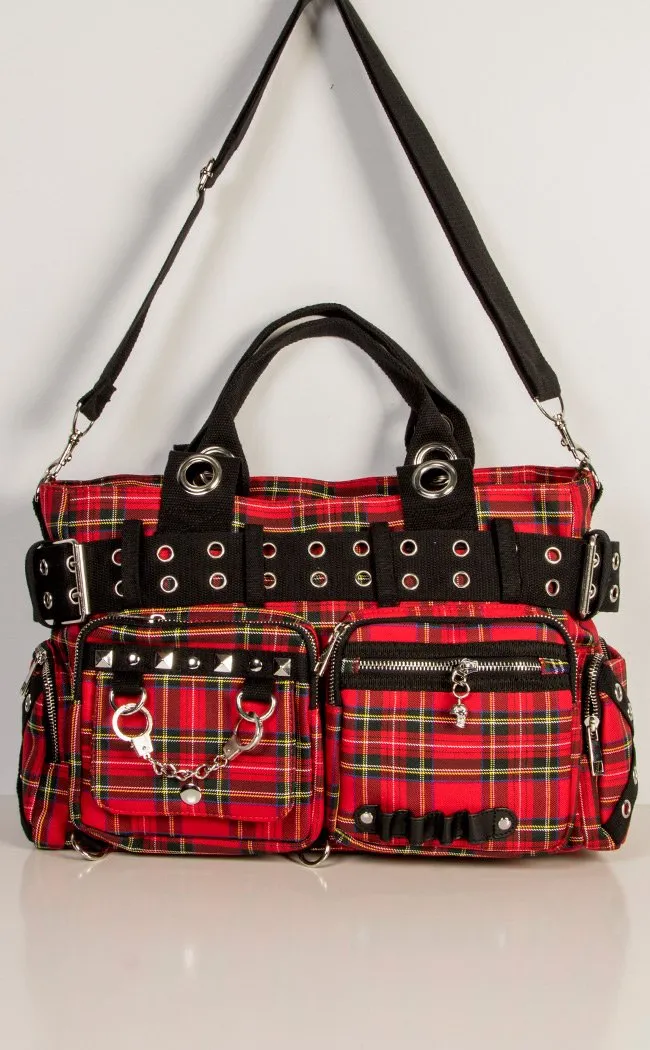 Camdyn Handbag | Red Tartan