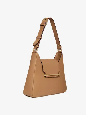 Caramel Multrees hobo shoulder bag