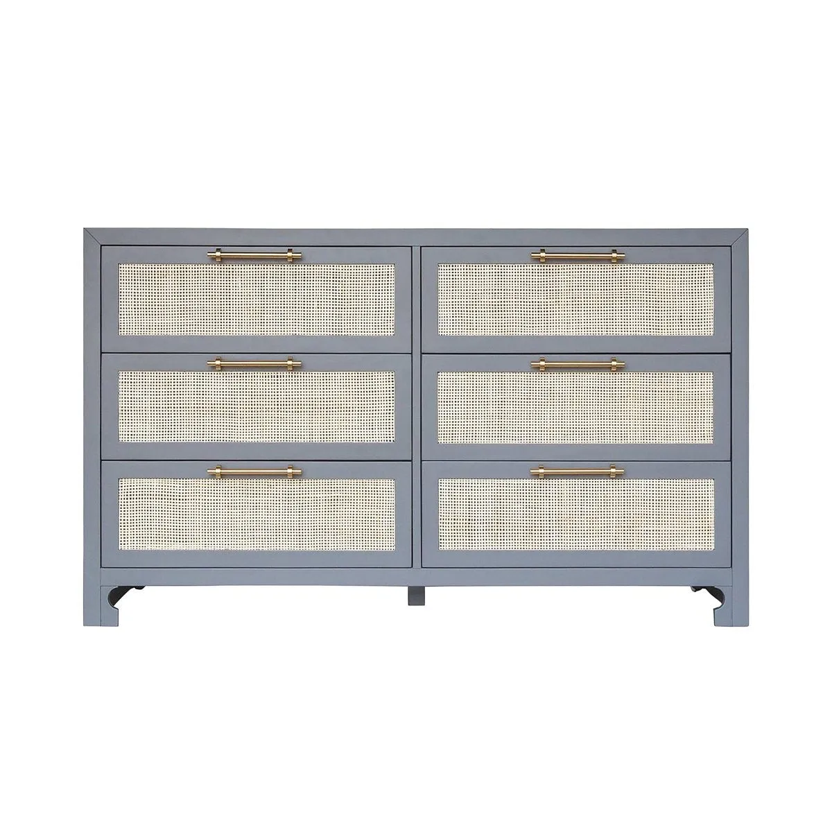 Carla Gray and Cane Dresser by Worlds Away