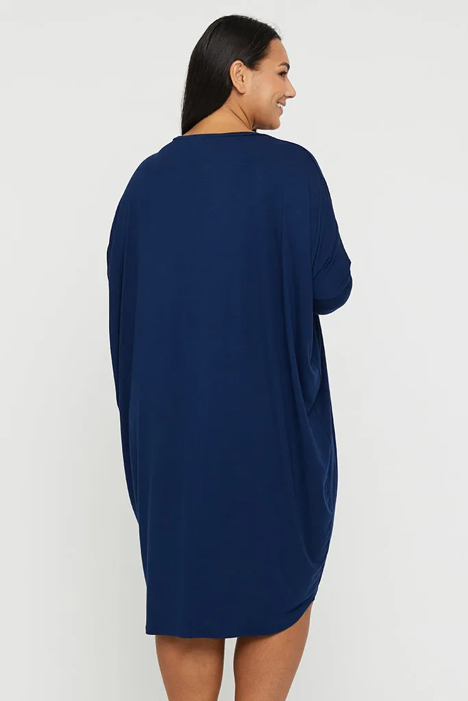 Catherine Dress - Navy