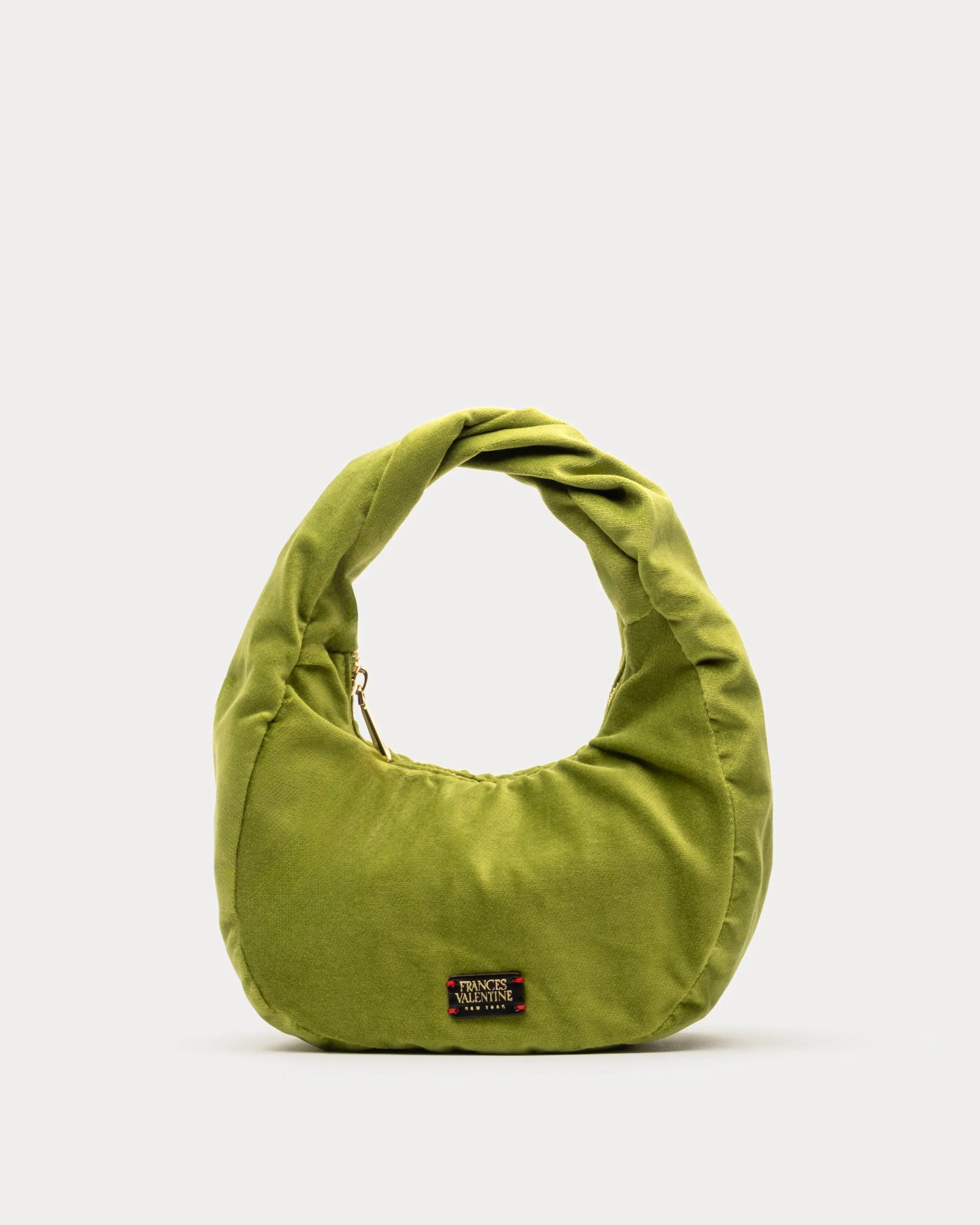 Cece Small Hobo Velvet Green