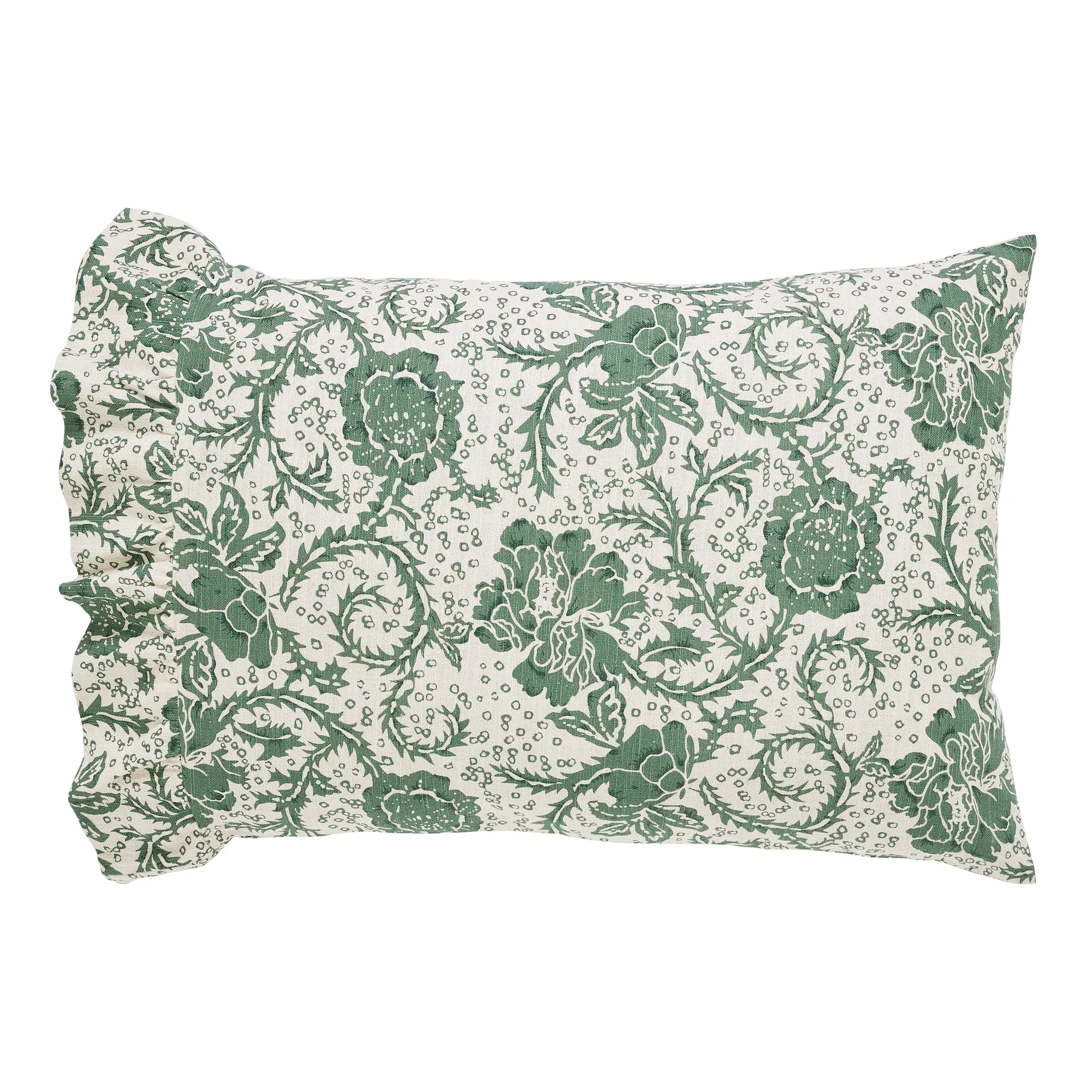 Dorset Floral Ruffled Pillow Case Set of 2