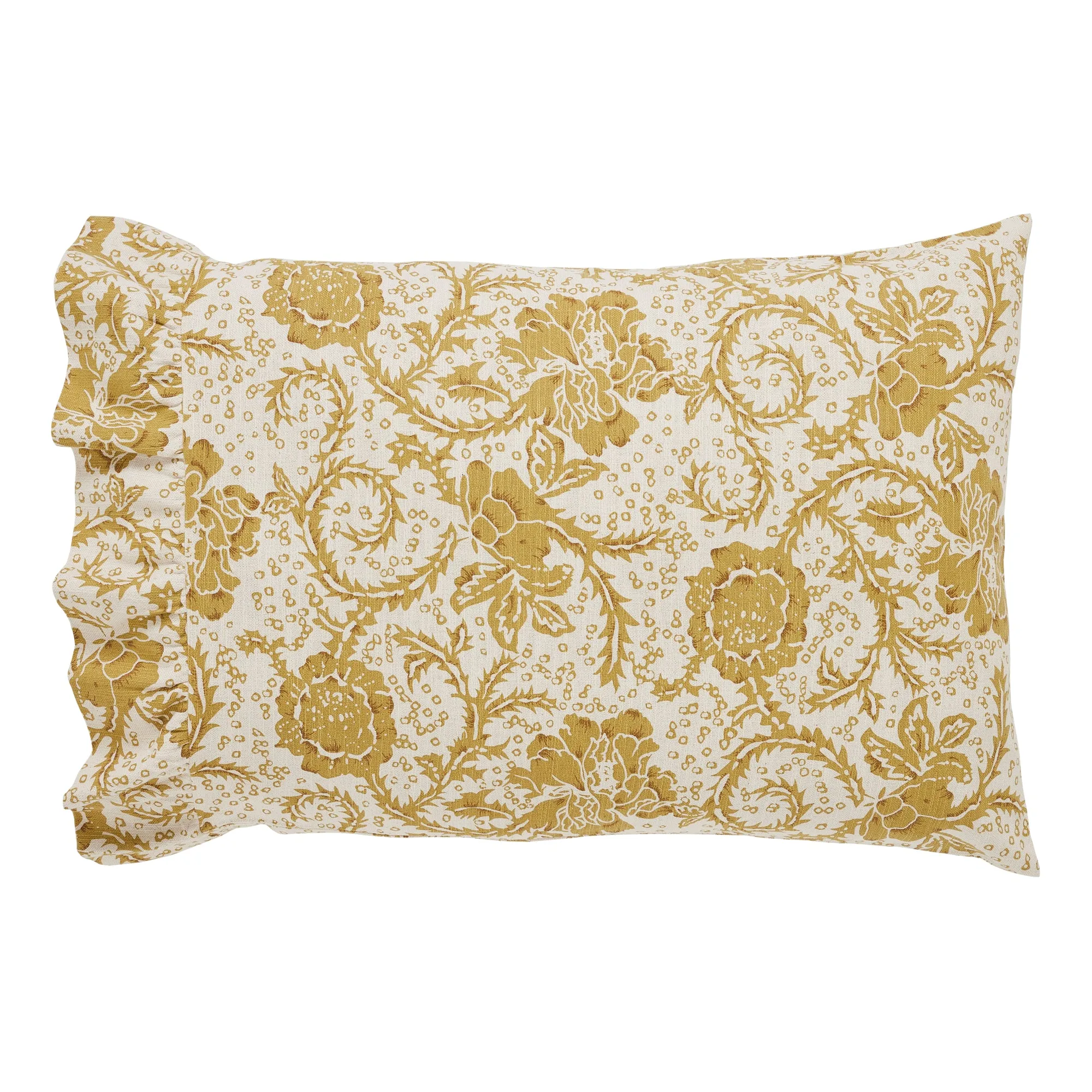 Dorset Floral Ruffled Pillow Case Set of 2