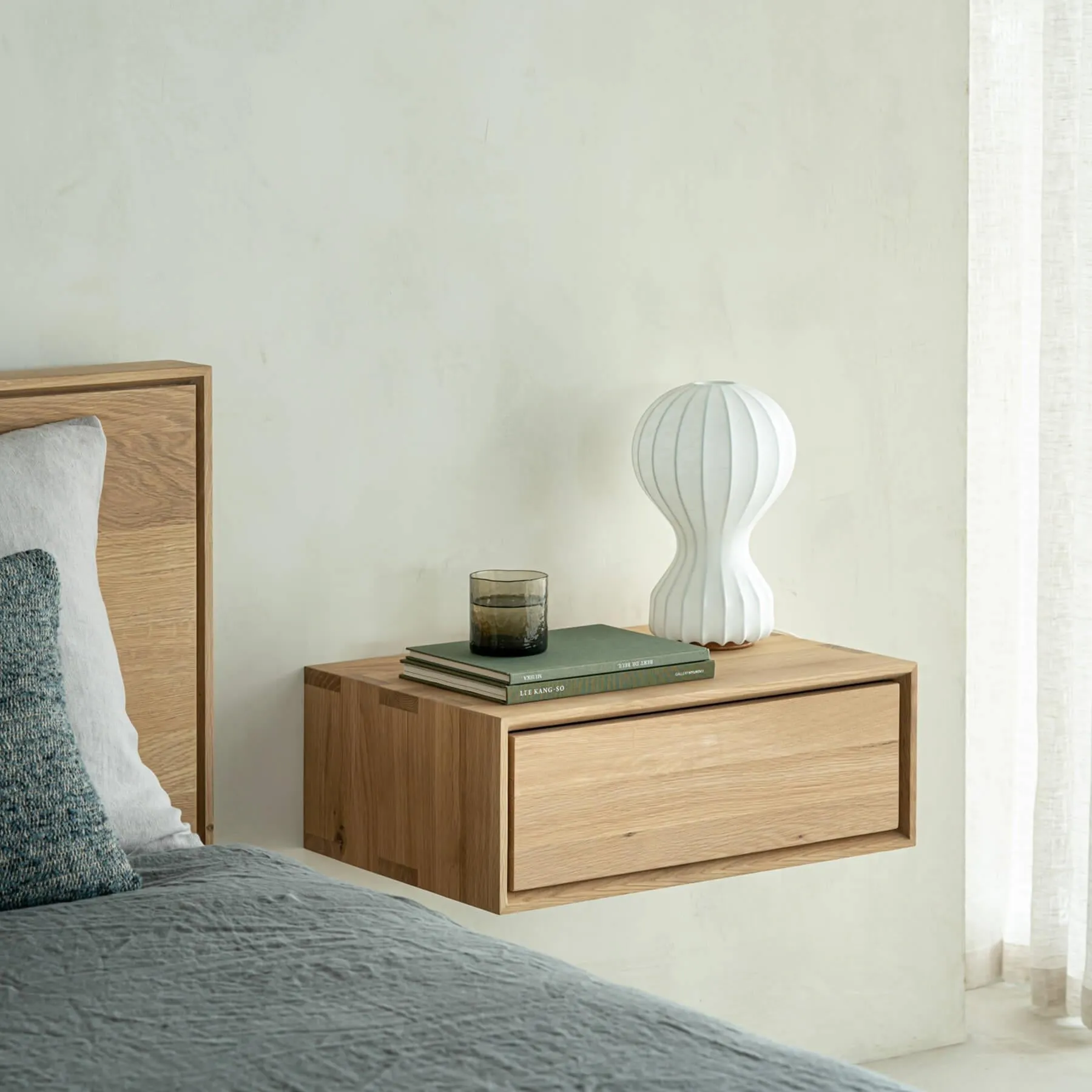 Ethnicraft Nordic II Hanging Bedside