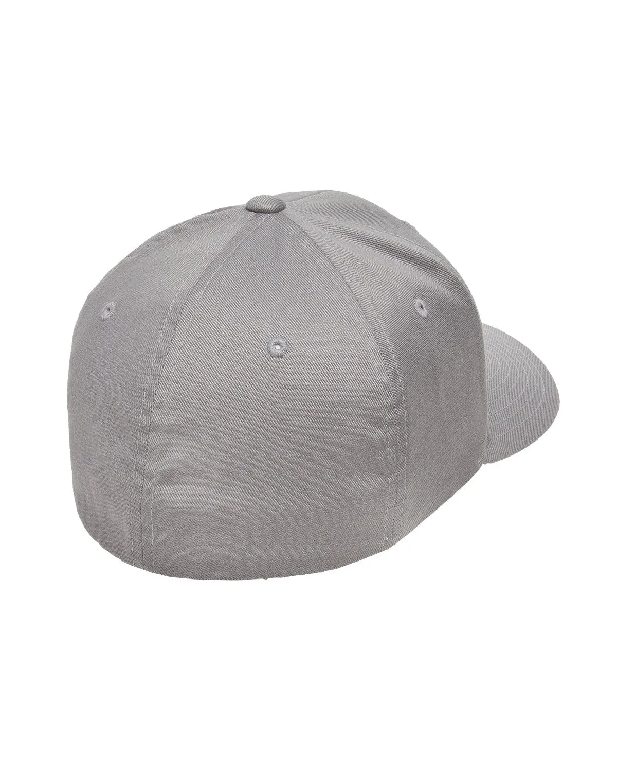 Flexfit Wooly 6-Panel Custom Caps, Silver