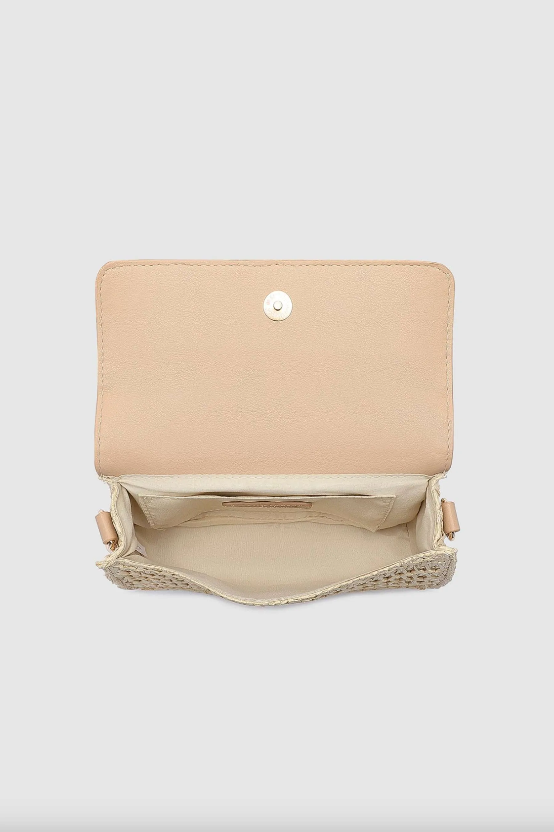 Freya Raffia Crossbody Bag | Natural