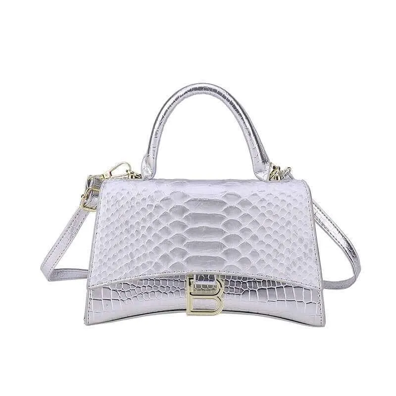 Glow Chic's Snake Pattern B Word Handbag