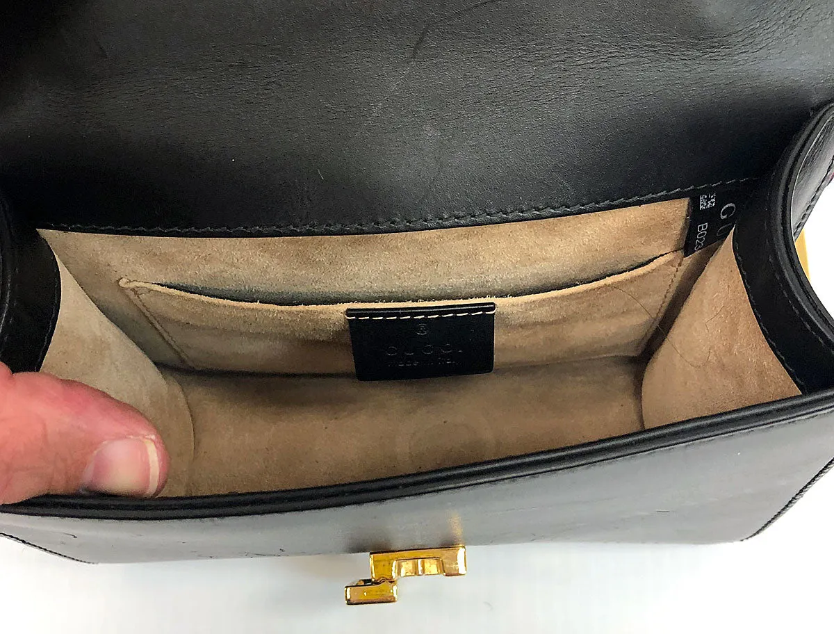 Gucci Sylvie Mini Leather Shoulder Bag