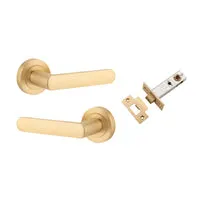 IVER OSAKA DOOR LEVER HANDLE ON ROUND ROSE - CUSTOMISE TO YOUR NEEDS