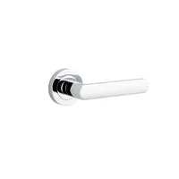 IVER OSAKA DOOR LEVER HANDLE ON ROUND ROSE - CUSTOMISE TO YOUR NEEDS