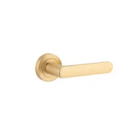 IVER OSAKA DOOR LEVER HANDLE ON ROUND ROSE - CUSTOMISE TO YOUR NEEDS