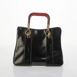 Jane Shilton Leather Black Handbag