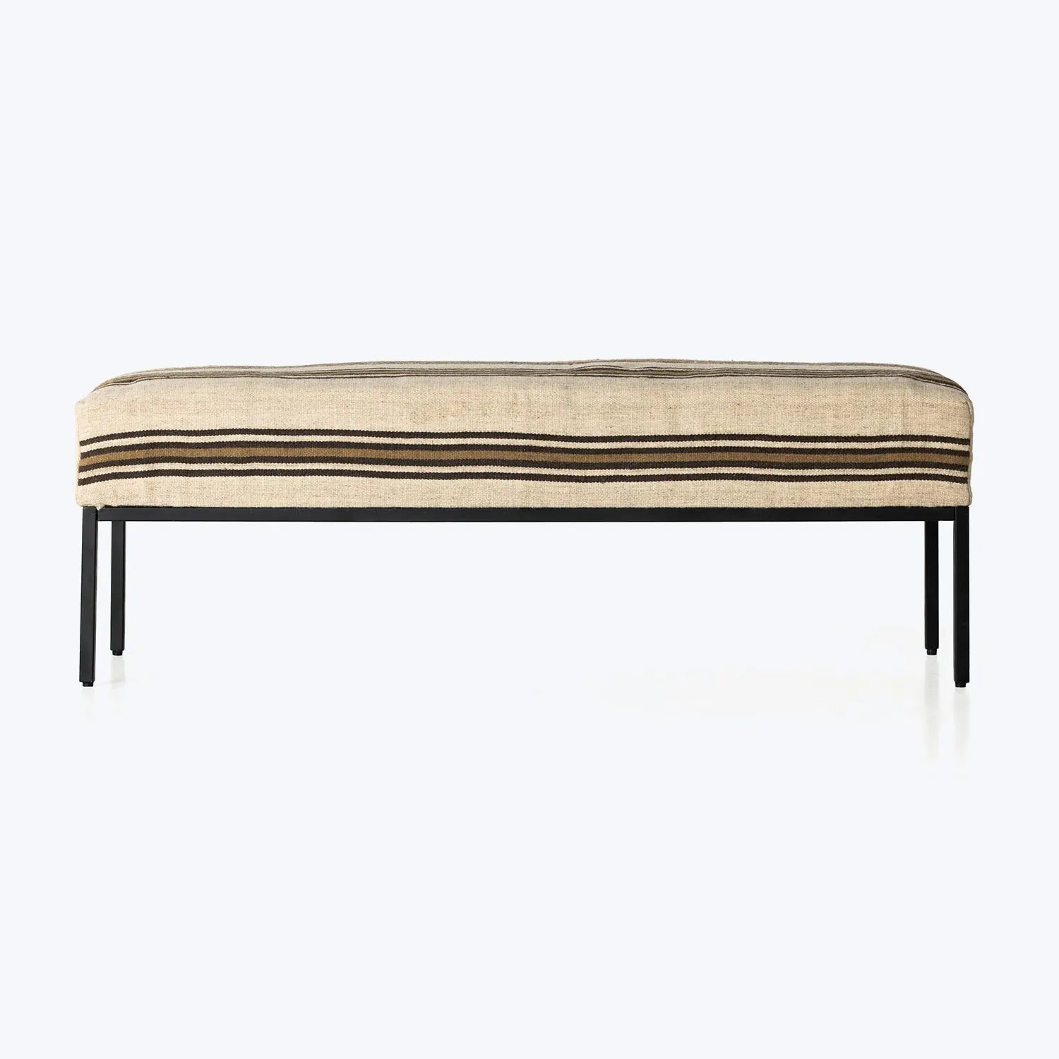 Kilim Upholstered Accent Bench