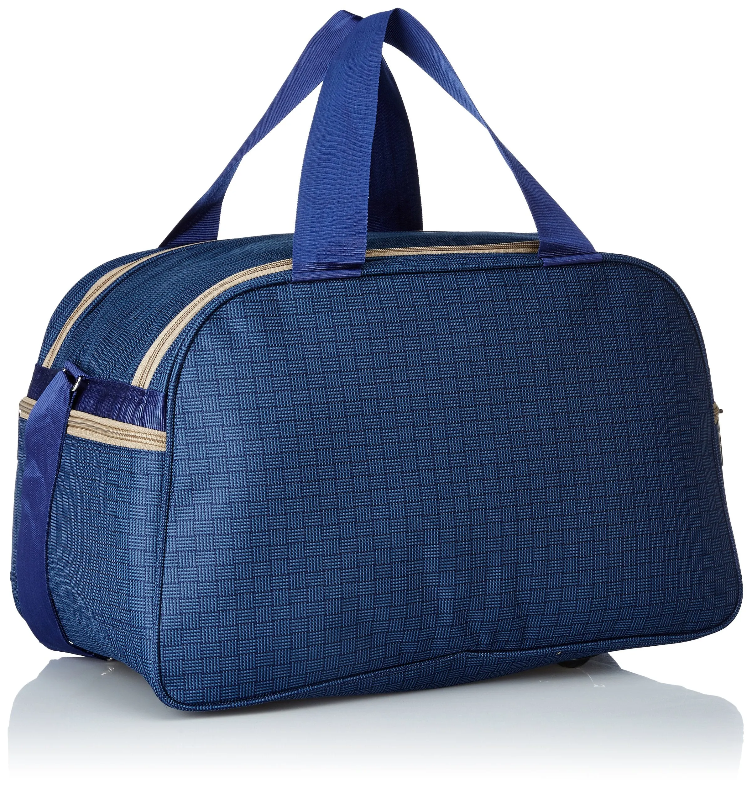 Kuber Industries Fabric 55 cms Blue Travel Duffle (KI032480)