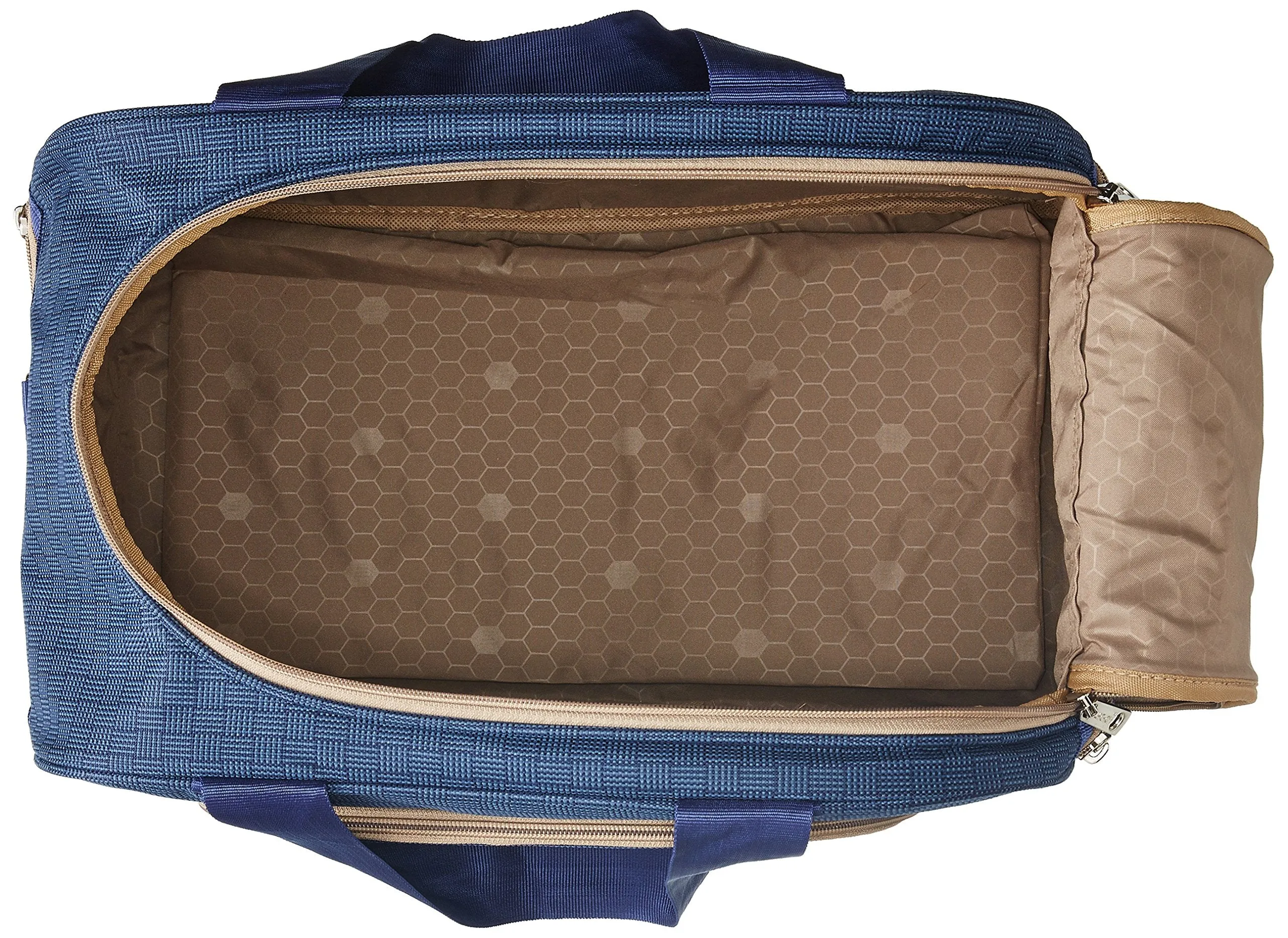 Kuber Industries Fabric 55 cms Blue Travel Duffle (KI032480)