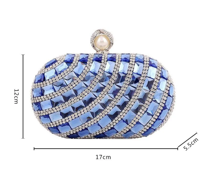 Luxy Moon Rhinestone Evening Bag Crystal Clutch