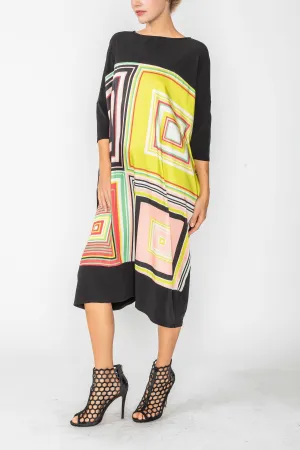 Multi-Color Box Tunic Dress