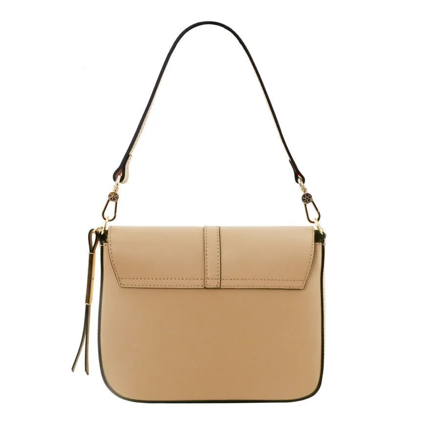 Nausica Leather Over Shoulder Bag