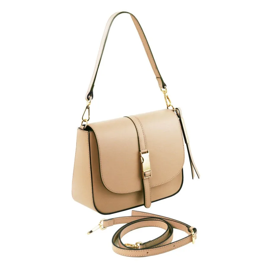 Nausica Leather Over Shoulder Bag