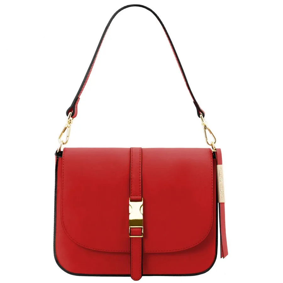 Nausica Leather Over Shoulder Bag