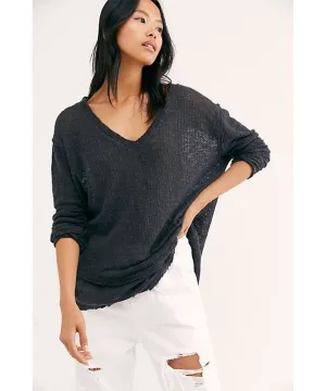 Ocean Air Hacci Sweater Washed Black