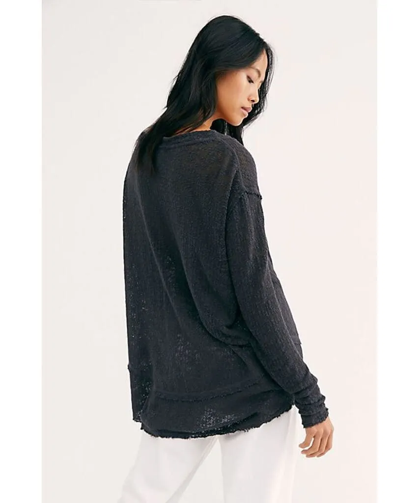 Ocean Air Hacci Sweater Washed Black