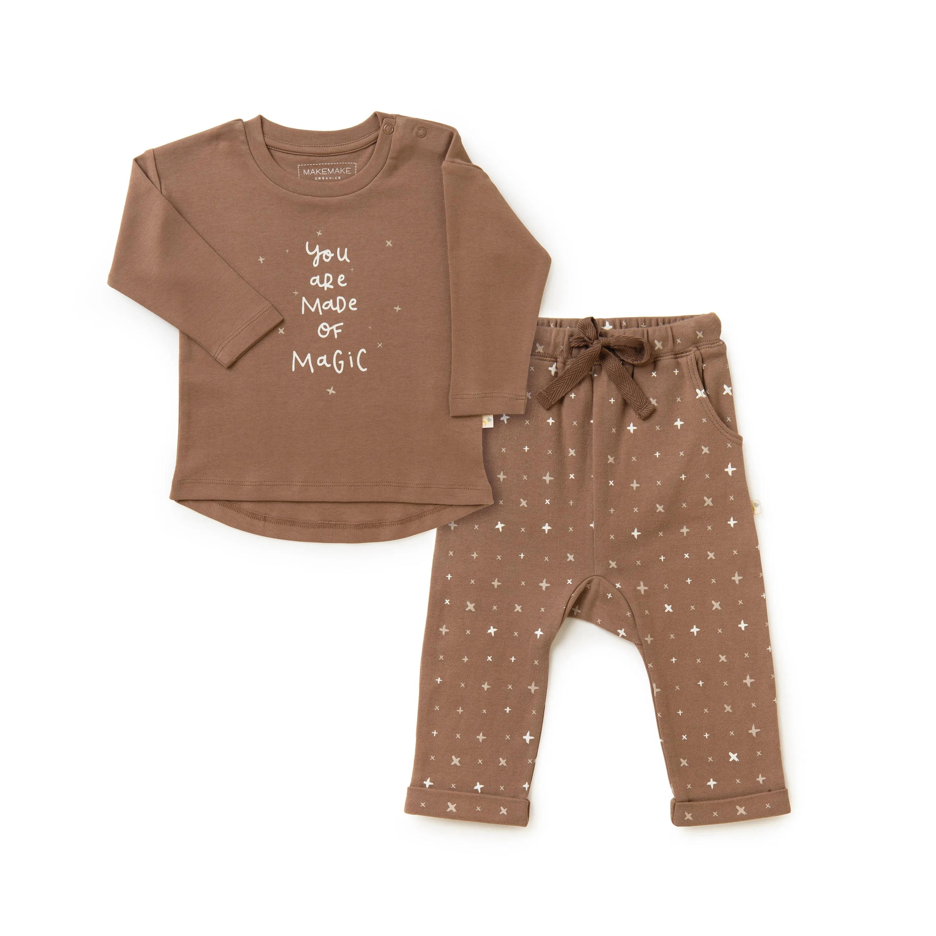 Organic Kids T-Shirt & Pant Set - Magic