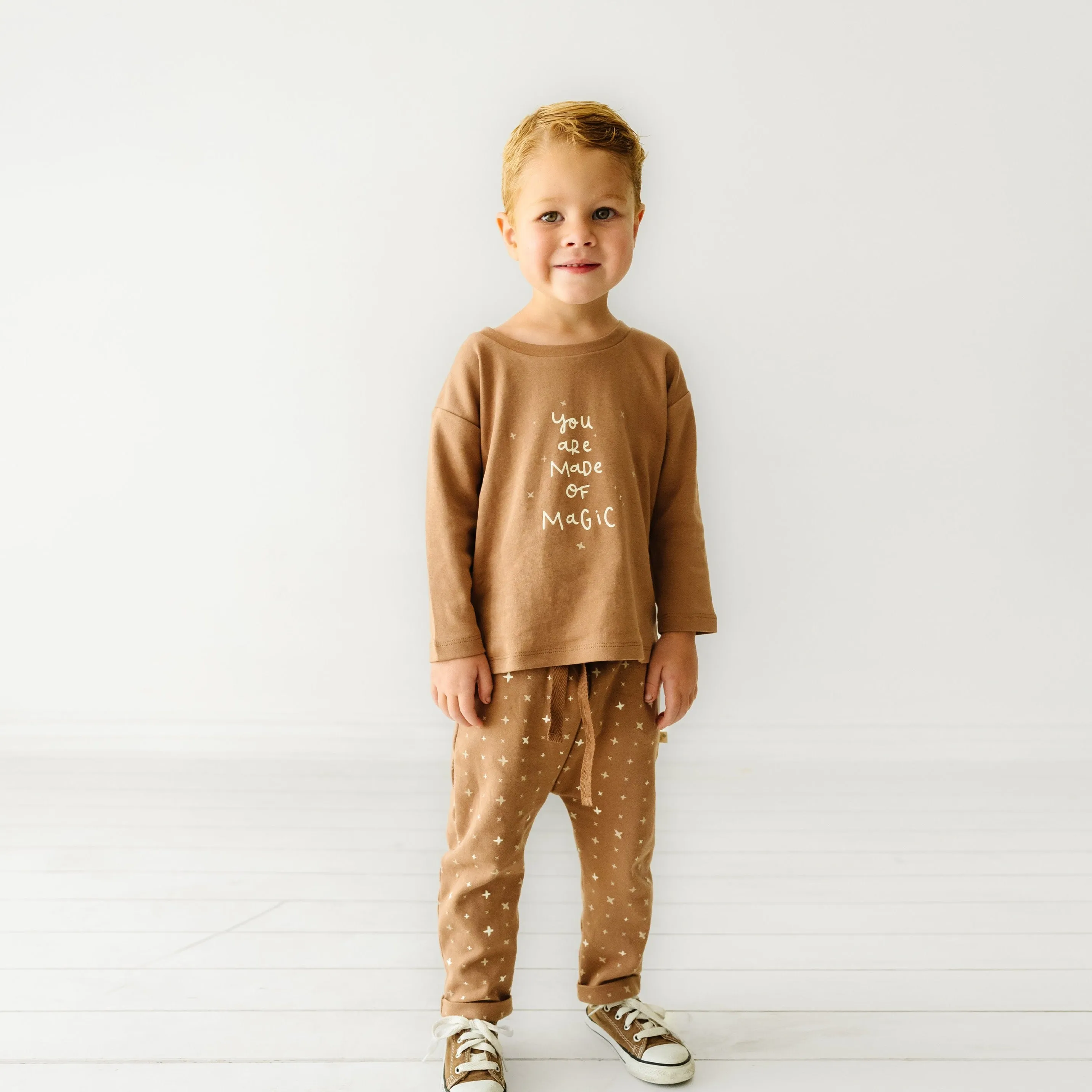 Organic Kids T-Shirt & Pant Set - Magic