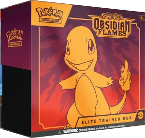 Pokemon Scarlet and Violet 3 Obsidian Flames Elite Trainer Box