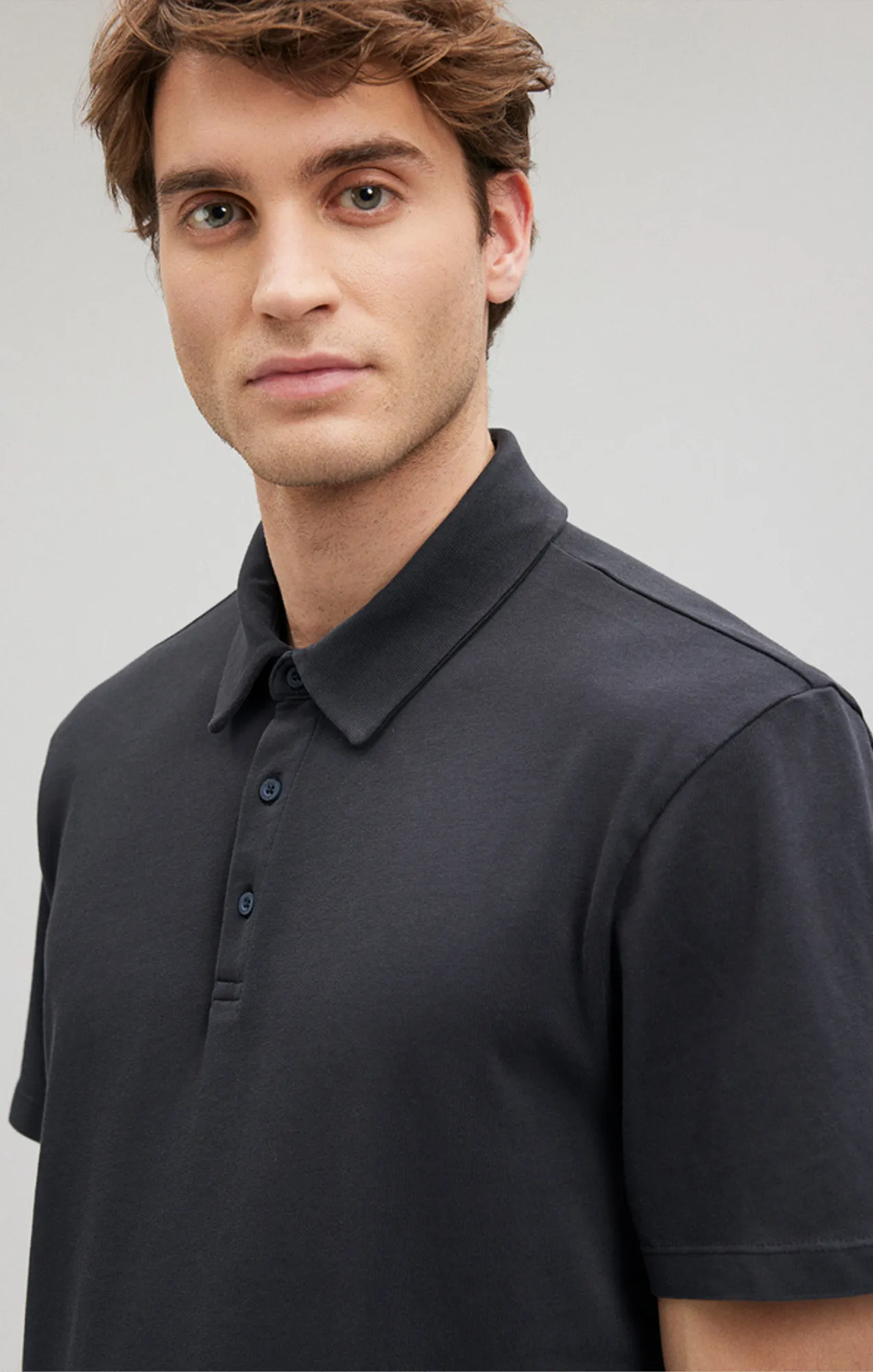 POLO SHIRT IN PIRATE BLACK