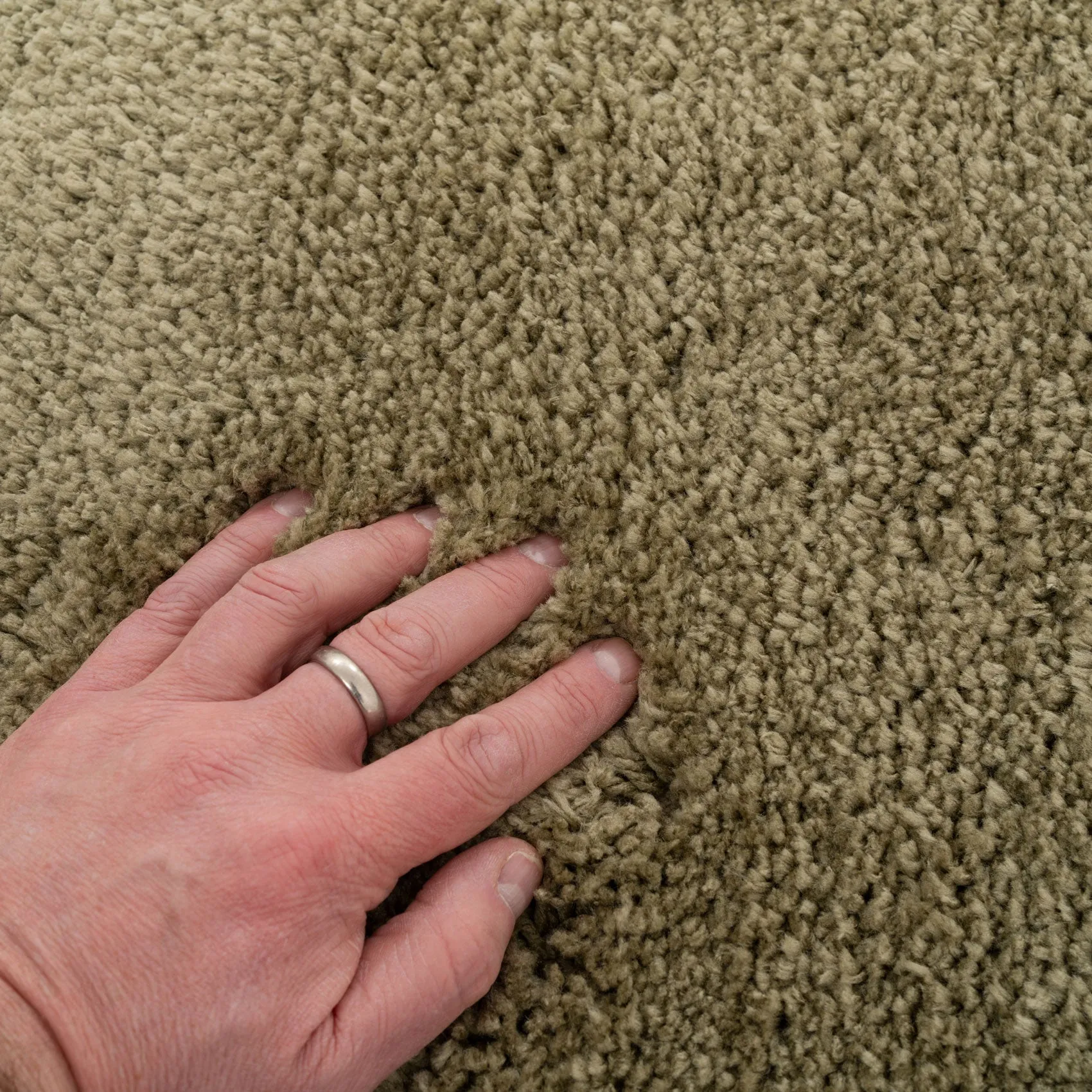 Premium Sage Green Shaggy Rug - Sage