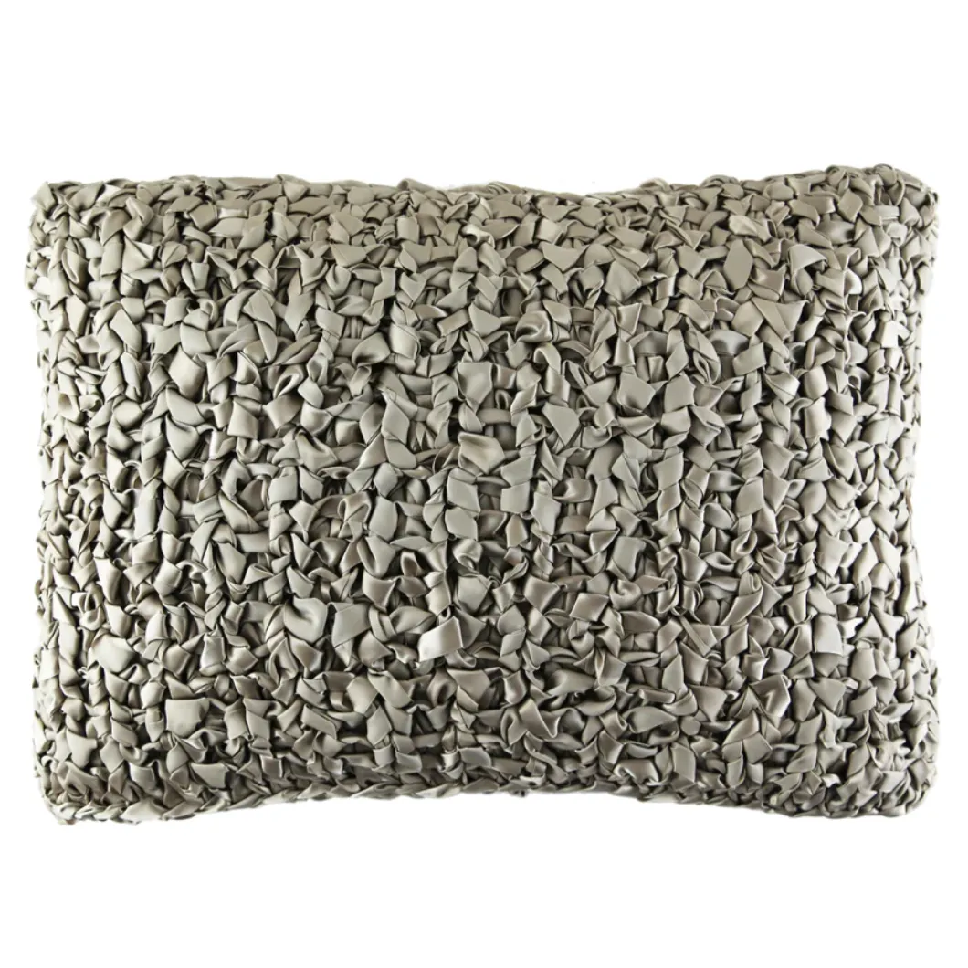 Ribbon Knit Decorative Pillow