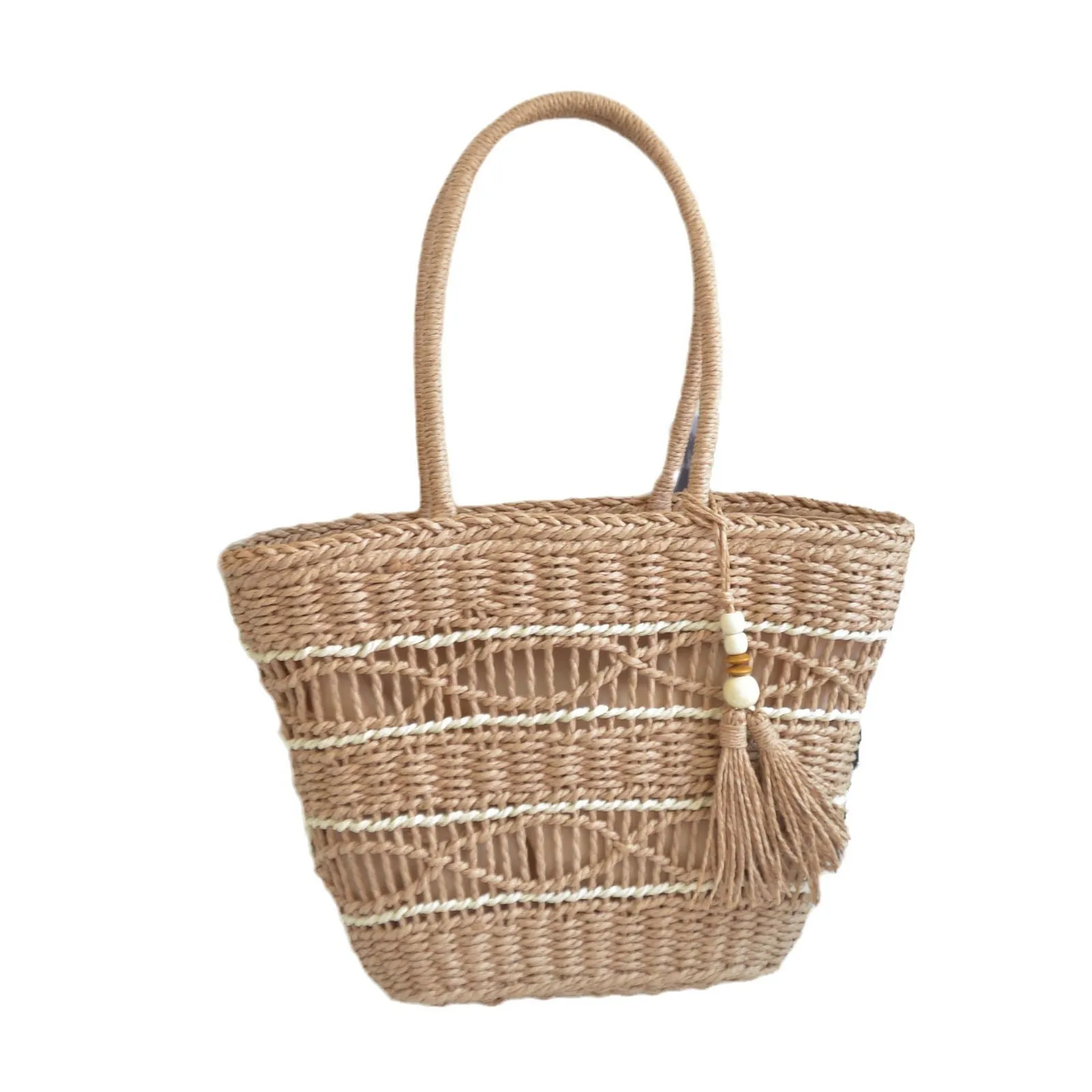 Shell Shape Woven Rattan Handbags