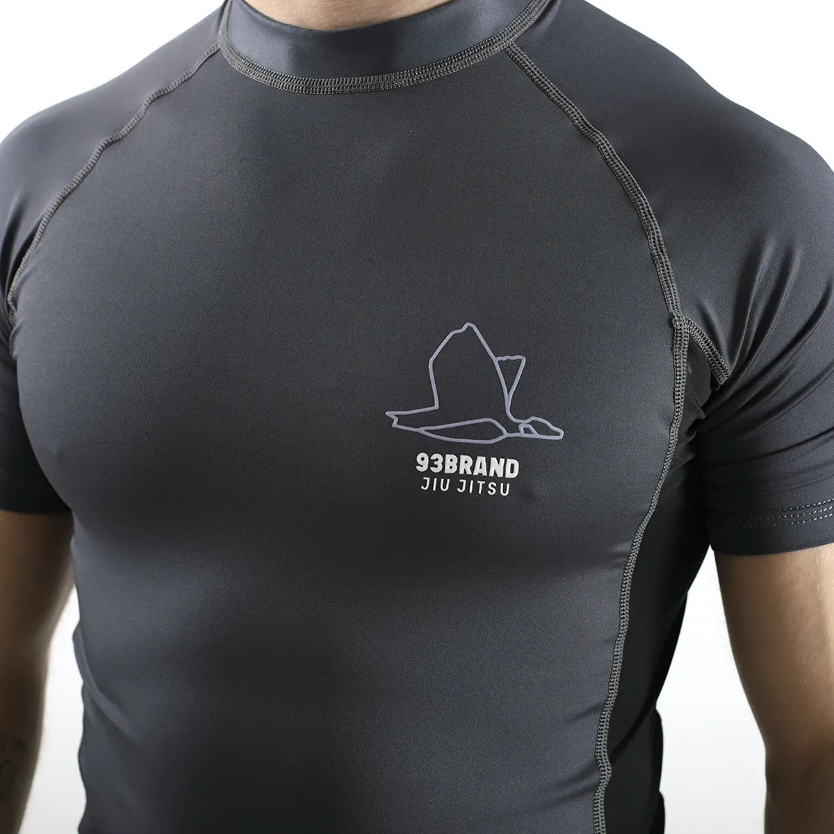 Standard Issue S/S Rash Guard 2-PACK (Black, Smoke Grey) (WHOLESALE)