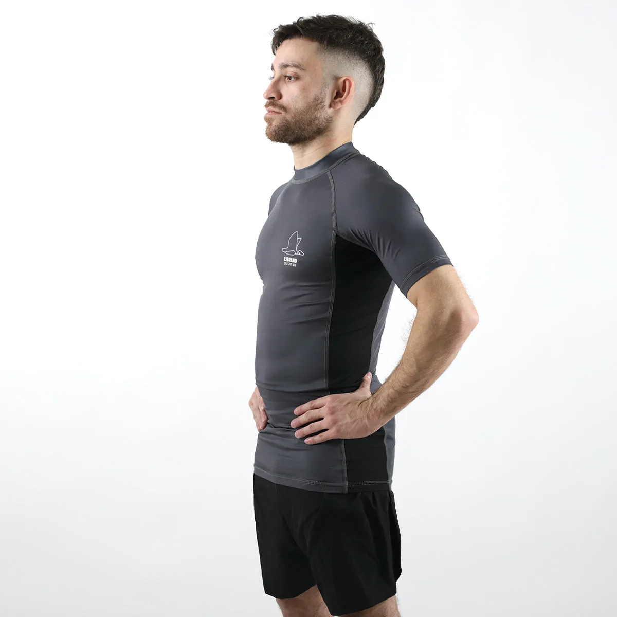 Standard Issue S/S Rash Guard 2-PACK (Black, Smoke Grey) (WHOLESALE)